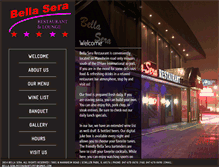 Tablet Screenshot of bellaserarestaurant.com